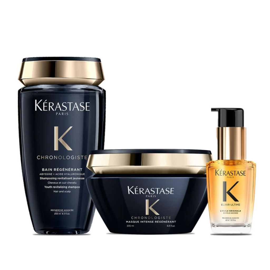  Kit Kérastase - Chronologiste + Elixir Ultime (3 produtos)